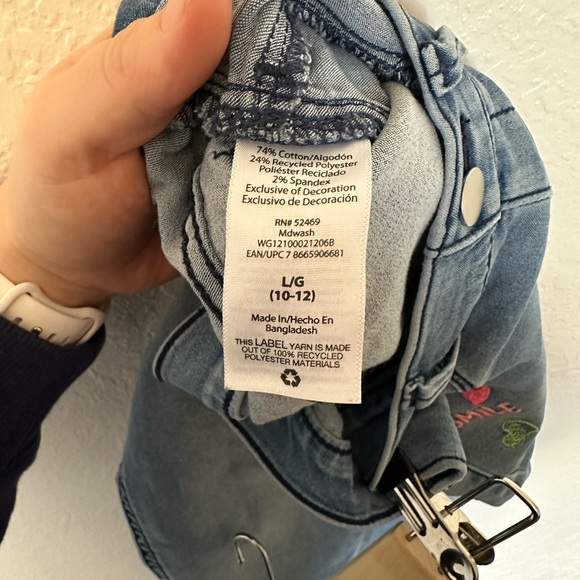 3 Item Bundle - Wonder Nation - little girls 2 pair jeans and puffy jacket 10/12 - Picture 7 of 16